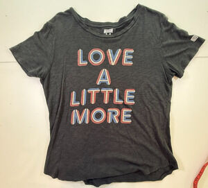 Love a Little More Ladies Tailgate T-shirt Sz M